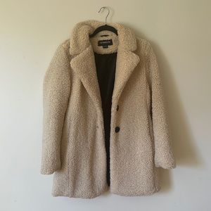Oatmeal Sherpa coat